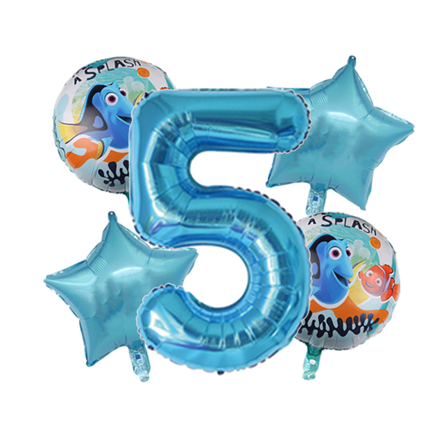 6 sztuk Disney Znalezienie Nemo Theme balony foliowe 32 cali dekoracja urodzinowa dla dzieci - Wianko - 5