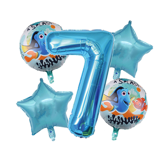 6 sztuk Disney Znalezienie Nemo Theme balony foliowe 32 cali dekoracja urodzinowa dla dzieci - Wianko - 7