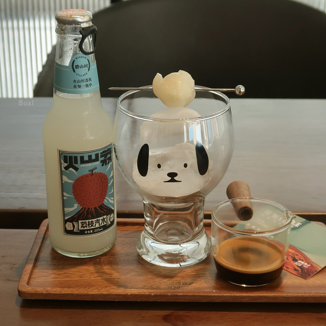 Kubek na mleko i herbatę z motywem miś Kawaii Puppy - przezroczyste szkło o dużej pojemności - Wianko - 4