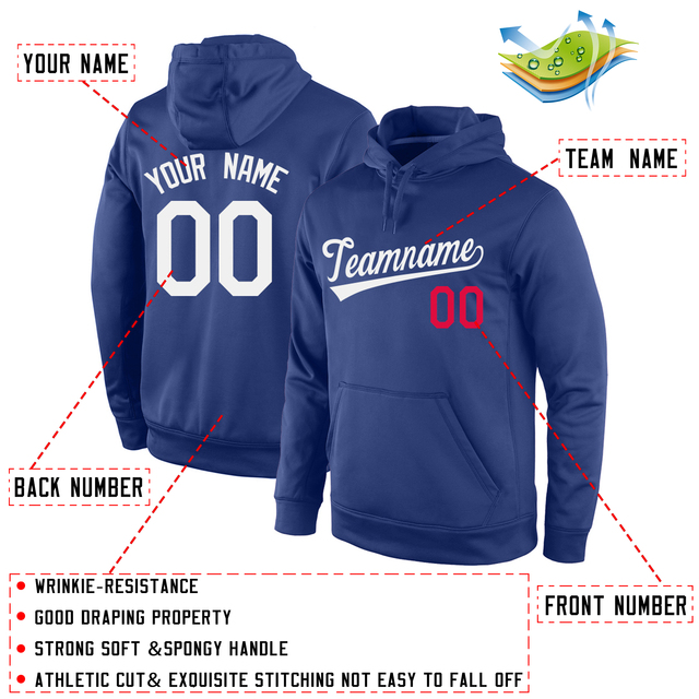 Personalizowany sweter z haftowanym logo zespołu/numerem sportowym dla dorosłych/młodzieży - Wianko - 2