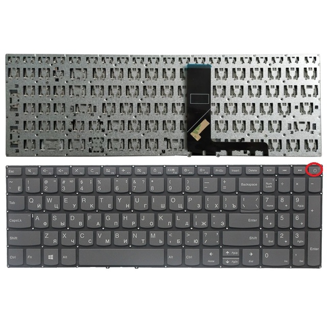 Nowa klawiatura RU do Lenovo Ideapad S145-15IWL, S145-15AST, S145-15API, BS145-15IGM i BS145-15IWL - rosyjska klawiatura laptopa - Wianko - 1