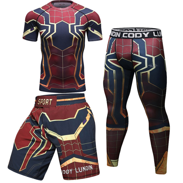 Bokserskie koszulki męskie dla sportowców MMA, Muay Thai, Kickboxing - rashguard, spodenki, dres (Dopracowana wersja: Koszulki bokserskie męskie - rashguard, spodenki, dres do sportów MMA, Muay Thai, Kickboxing) - Wianko - 3