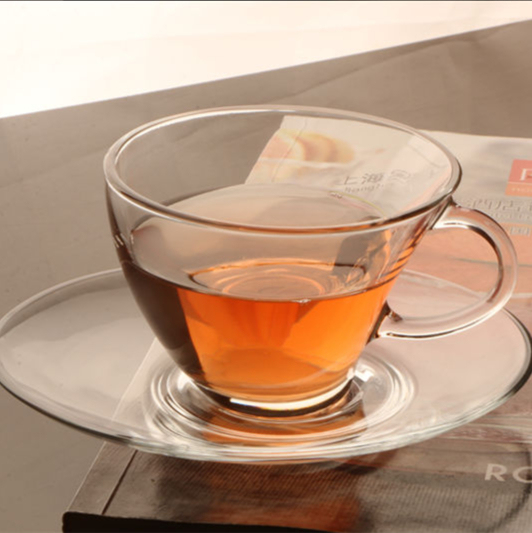 Zestaw filiżanek i spodków do kawy - przezroczyste kubki do herbaty i kawy, wielokrotnego użytku, stylizowane na Turcję - Wianko - 15
