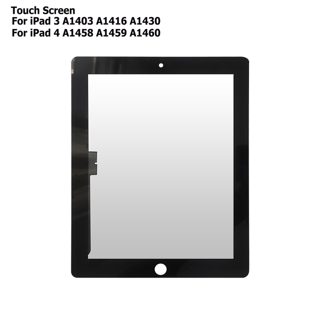 Ekran dotykowy 10 sztuk dla iPad 3 A1416 A1430 A1403 i iPad 4 A1458 A1459 A1460 - wymiana szklanego panelu - Wianko - 2