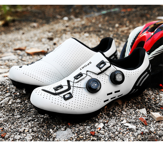 Buty rowerowe damskie Nowi mężczyźni Sneaker Mtb z SPD, prędkość, płaskie trampki Mountain Bike - Wianko - 24