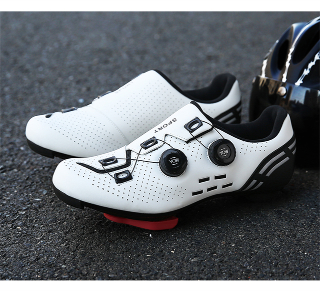 Buty rowerowe damskie Nowi mężczyźni Sneaker Mtb z SPD, prędkość, płaskie trampki Mountain Bike - Wianko - 23