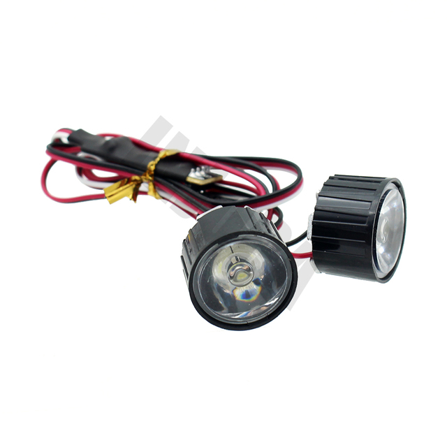 Reflektor LED High Power 1 W/3 W z płytką kontrolera do samochodów RC Axial SCX10 1:10 i Traxxas HSP HPI, DIY (Część i akcesorium) - Wianko - 4