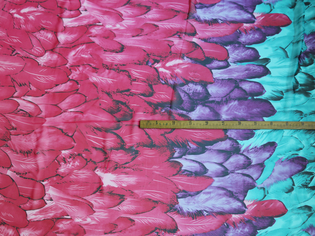 Szyfonowa plażowa tkanina hawajskiego wzoru na sukienki - metr - Wianko - 11