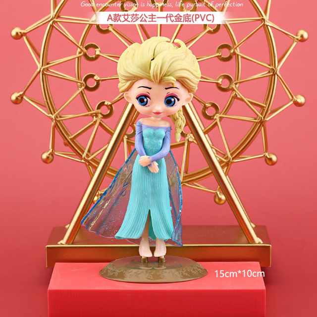 Figurka Disney Mrożona Księżniczka Elsa Anna - Model Lalki Anime Zabawka Dla Dzieci - Wianko - 13