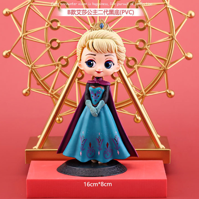 Figurka Disney Mrożona Księżniczka Elsa Anna - Model Lalki Anime Zabawka Dla Dzieci - Wianko - 10