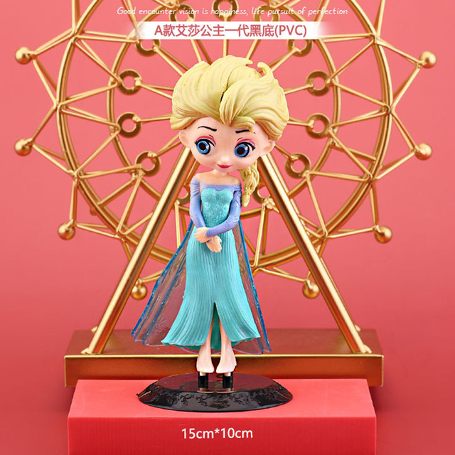 Figurka Disney Mrożona Księżniczka Elsa Anna - Model Lalki Anime Zabawka Dla Dzieci - Wianko - 12