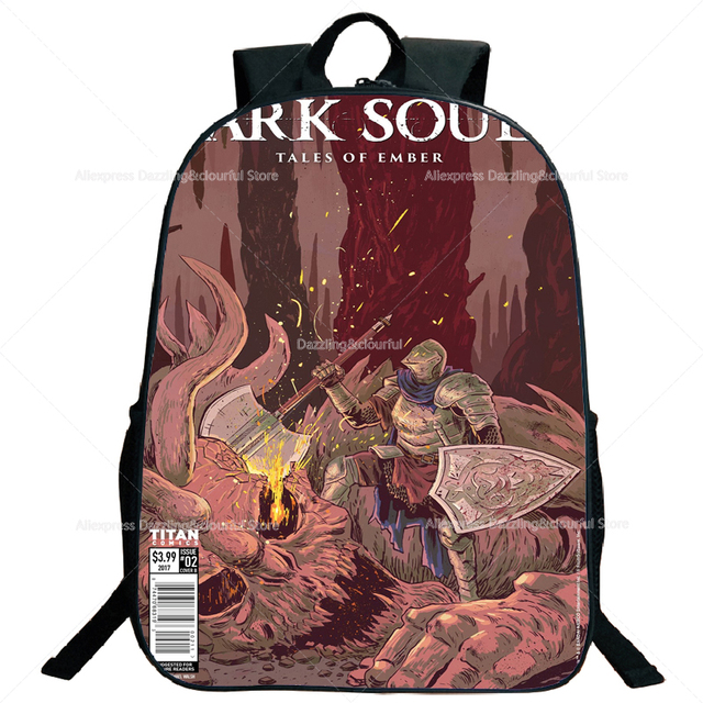 Plecak szkolny Dark Soul Artorias dla nastolatków - modny, podróżny plecak dla chłopców i dziewcząt - Wianko - 26