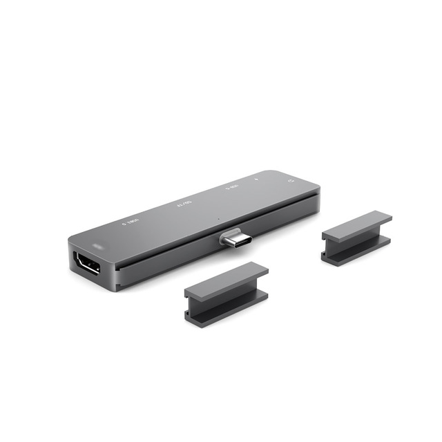 USB C Hub 4K HDMI Adapter z USB-C PD, USB3.0, 3.5mm Jack, USB typ C dla iPada Pro, MacBook Pro/Air - Wianko - 5