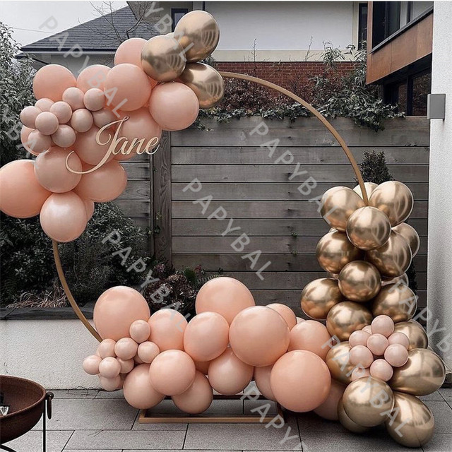 Zestaw romantyczny balonów różowe balony Garland Arch Kit dekoracje weselne i urodzinowe - Wianko - 12