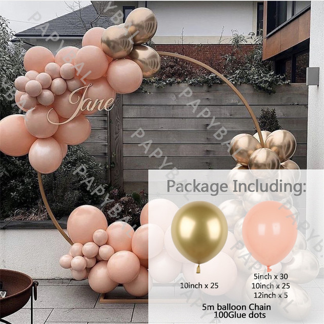 Zestaw romantyczny balonów różowe balony Garland Arch Kit dekoracje weselne i urodzinowe - Wianko - 13