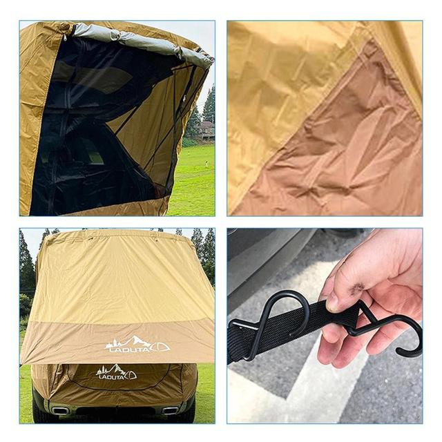 Bagażnik namiotowy samochodowy Outdoor Mobile z parasolką i przeciwwodnym pokrowcem - Namioty Camping Extension - Wianko - 3