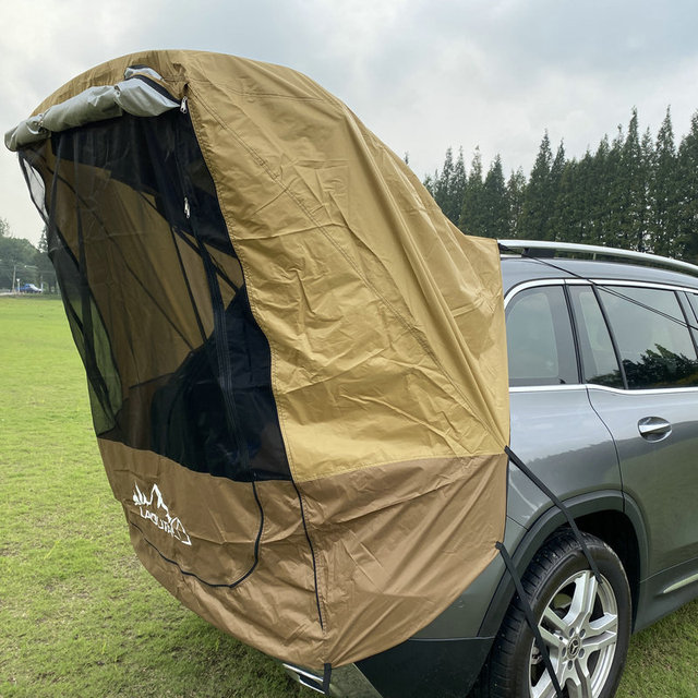 Bagażnik namiotowy samochodowy Outdoor Mobile z parasolką i przeciwwodnym pokrowcem - Namioty Camping Extension - Wianko - 5