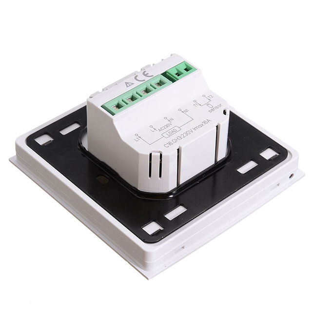 Cyfrowy termoregulator z ekranem dotykowym, do grzejników i ogrzewania podłogowego, kolor biały - Wianko - 5