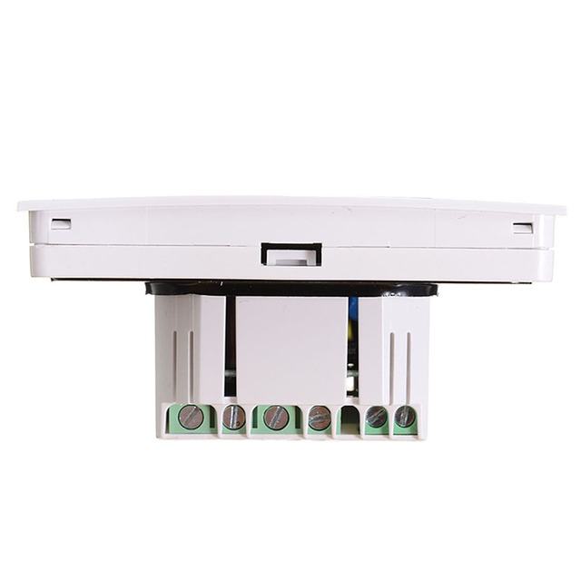 Cyfrowy termoregulator z ekranem dotykowym, do grzejników i ogrzewania podłogowego, kolor biały - Wianko - 6