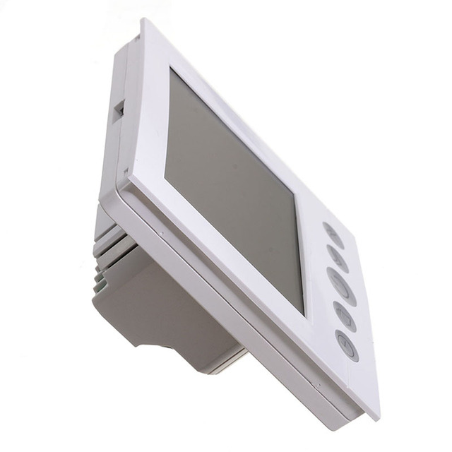 Cyfrowy termoregulator z ekranem dotykowym, do grzejników i ogrzewania podłogowego, kolor biały - Wianko - 7