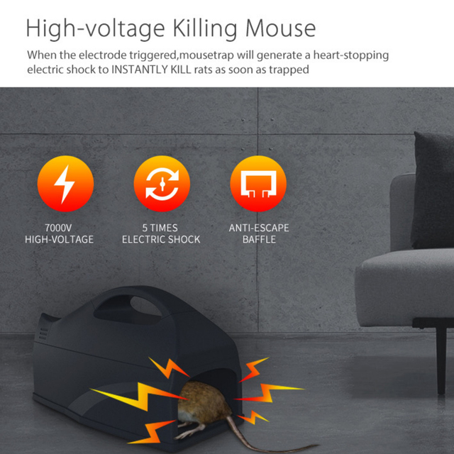 WIFI inteligentna bezprzewodowa mysz klatka gryzoni pułapka dla zwalczania szkodników zoals szczur i wąż - Wianko - 7