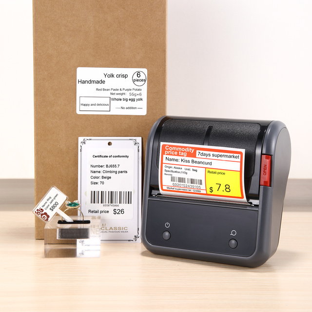 Przenośna drukarka etykiet termicznych Niimbot B3S z technologią Bluetooth - Wianko - 16