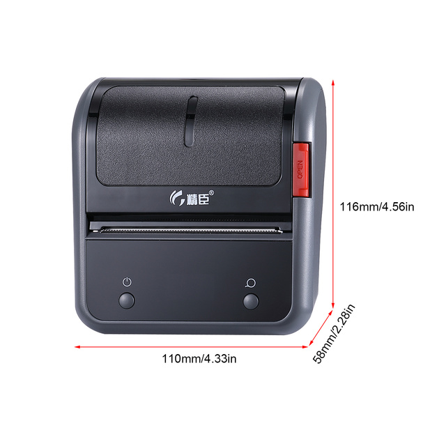 Przenośna drukarka etykiet termicznych Niimbot B3S z technologią Bluetooth - Wianko - 4