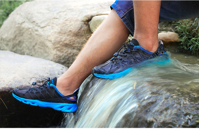 Oddychające męskie buty górskie siatkowe letnie do wspinaczki i trekkingu - Wianko - 10