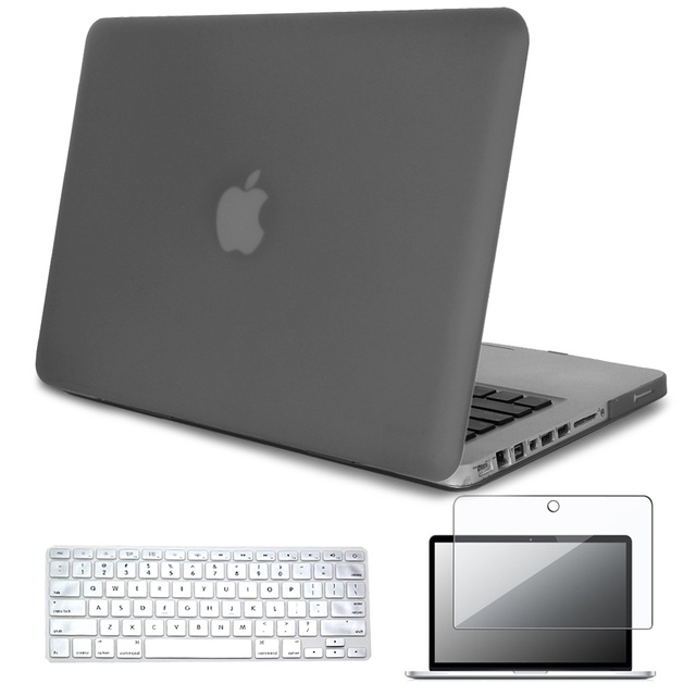 Etui na laptopa dla Apple Macbook Air 13/11/Pro 13/15/Macbook biały A1342 - twarda skorupa, osłona klawiatury, ochraniacz ekranu - Wianko - 3