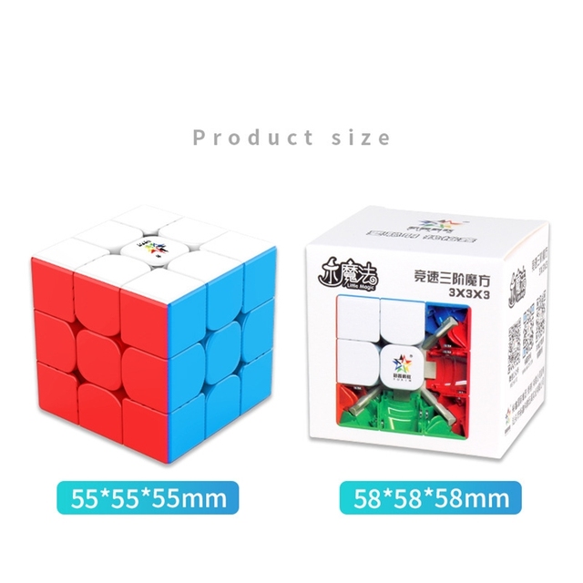 Yuxin Little Magic Magnetyczna Kostka Rubika 3x3 Profesjonalna Prędkość Puzzle Edukacyjna - Wianko - 16