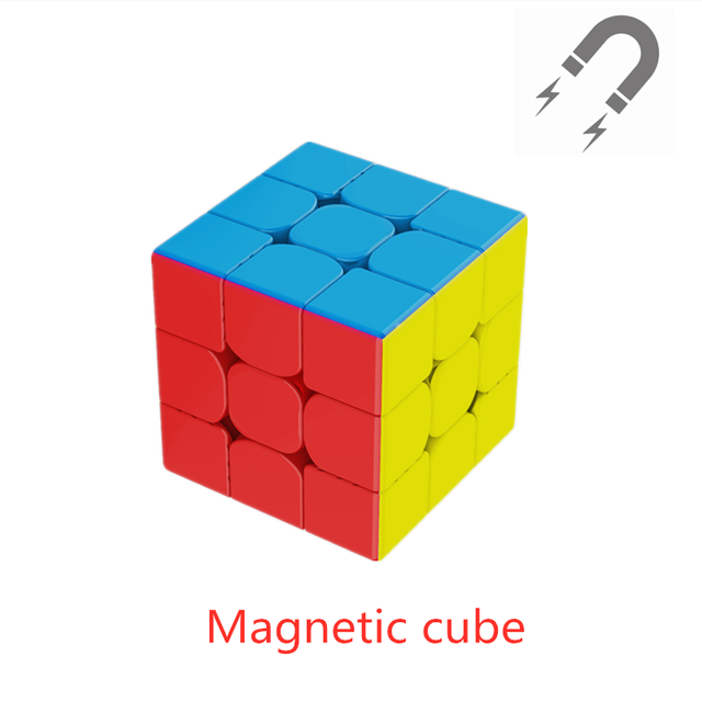 Yuxin Little Magic Magnetyczna Kostka Rubika 3x3 Profesjonalna Prędkość Puzzle Edukacyjna - Wianko - 12