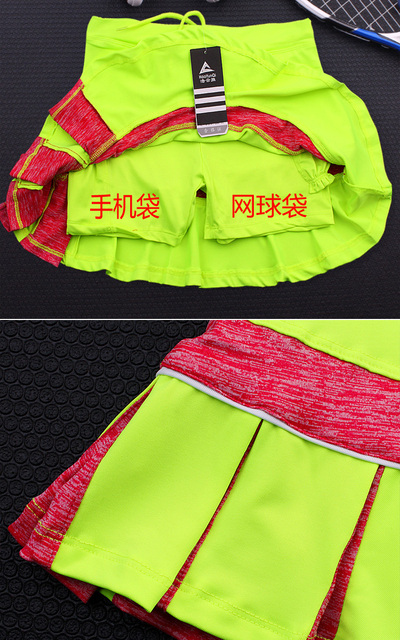Damska spódnica do tenisa w połowie długości, szybkoschnąca, idealna do biegania, fitnessu i tańca - Wianko - 11