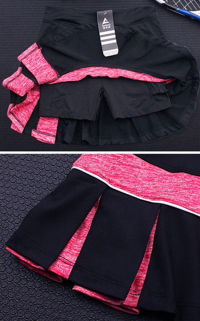 Damska spódnica do tenisa w połowie długości, szybkoschnąca, idealna do biegania, fitnessu i tańca - Wianko - 9