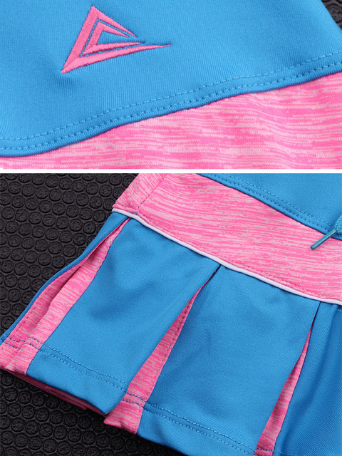 Damska spódnica do tenisa w połowie długości, szybkoschnąca, idealna do biegania, fitnessu i tańca - Wianko - 5