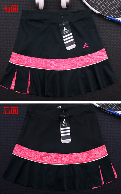 Damska spódnica do tenisa w połowie długości, szybkoschnąca, idealna do biegania, fitnessu i tańca - Wianko - 8