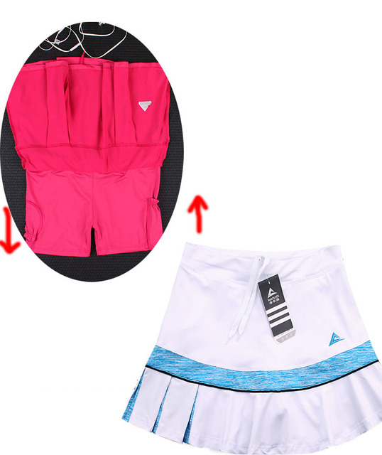 Damska spódnica do tenisa w połowie długości, szybkoschnąca, idealna do biegania, fitnessu i tańca - Wianko - 16