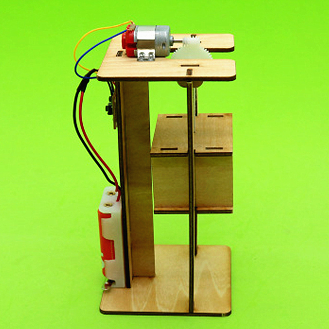 Elektryczny stół podnośny DIY dla dzieci - zestaw do montażu z materiałami eksperymentalnymi, zabawki edukacyjne dla chłopców, prezenty kreatywne - Wianko - 8