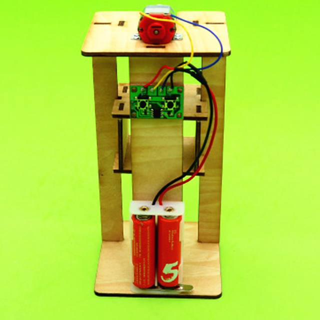 Elektryczny stół podnośny DIY dla dzieci - zestaw do montażu z materiałami eksperymentalnymi, zabawki edukacyjne dla chłopców, prezenty kreatywne - Wianko - 7