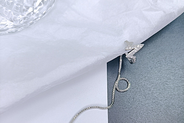 Kolczyki wiszące CIAXY 925 Sterling Silver z błyszczącymi cyrkoniami – unikalny design, moda, wyrafinowany styl - Wianko - 17