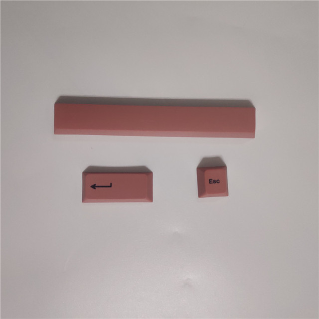Zestaw klawiszy PBT czerwony z drukiem Dyesub dla klawiatury mechanicznej z przełącznikami wiśni MX - Wianko - 4