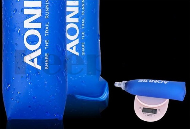 Butelka sportowa AONIJIE Running Rowing Soft Flask - składana TPU, 350/600mL z długim słomkowym pęknięciem torby wodnej - Wianko - 17
