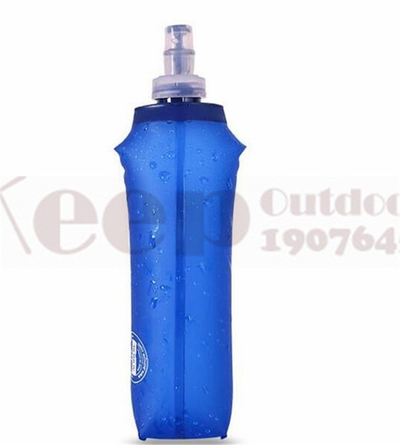 Butelka sportowa AONIJIE Running Rowing Soft Flask - składana TPU, 350/600mL z długim słomkowym pęknięciem torby wodnej - Wianko - 25