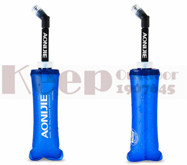 Butelka sportowa AONIJIE Running Rowing Soft Flask - składana TPU, 350/600mL z długim słomkowym pęknięciem torby wodnej - Wianko - 36