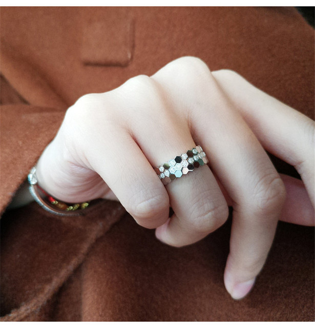 Pierścień kobiecy z różowo-złotą biżuterią 2020 New Arrival, pozłacany srebrem, idealny na zaręczyny i jako akcesorium ślubne - Wianko - 14