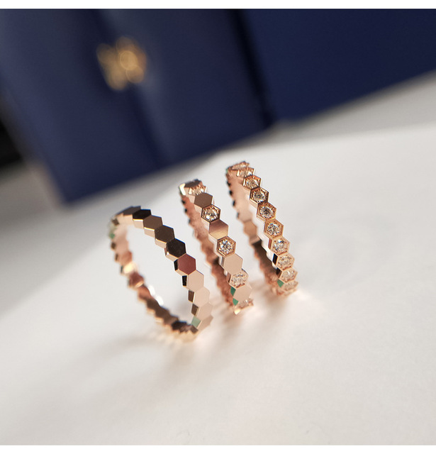 Pierścień kobiecy z różowo-złotą biżuterią 2020 New Arrival, pozłacany srebrem, idealny na zaręczyny i jako akcesorium ślubne - Wianko - 7