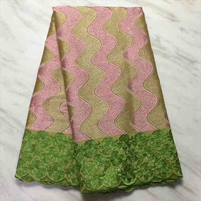Koronka Dry Lace typu dubajskiego, wysokiej jakości 100% bawełna, przyjazna dla skóry - tkanina do szycia sukienek afrykańskich - Wianko - 2