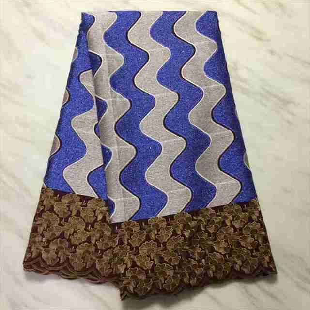 Koronka Dry Lace typu dubajskiego, wysokiej jakości 100% bawełna, przyjazna dla skóry - tkanina do szycia sukienek afrykańskich - Wianko - 1