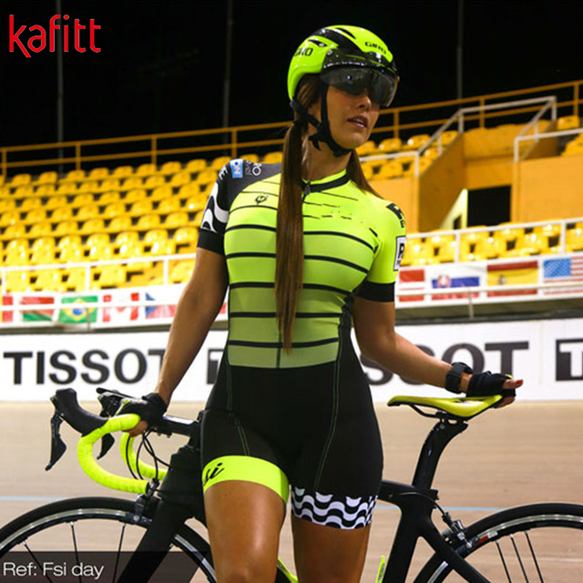 Kombinezon rowerowy damski jednoczęściowy Kafitt letni zestaw sportowy - Wianko - 12