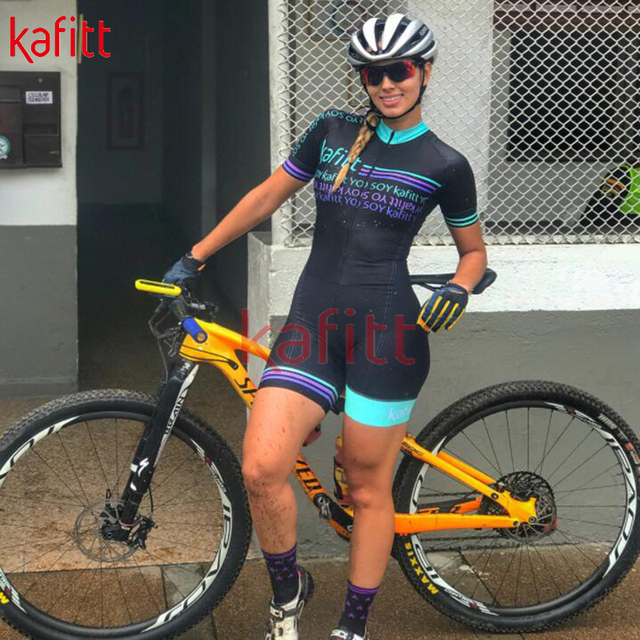 Kombinezon rowerowy damski jednoczęściowy Kafitt letni zestaw sportowy - Wianko - 21