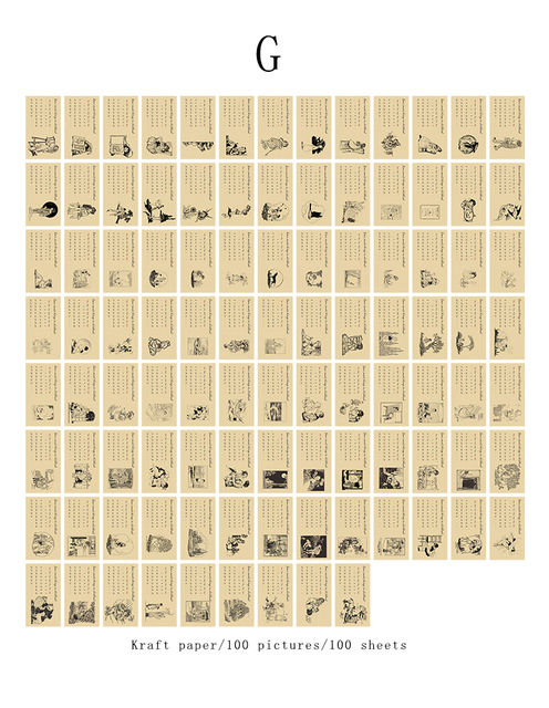 Mr. Paper 8 Design - Kolekcja antyczna papieru pakowego Retro pamiętnik DIY materiał książka - Karty dekoracyjne - Wianko - 18